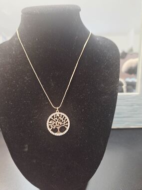 Gold Tree of Life Pendant Necklace - Women Jewelry